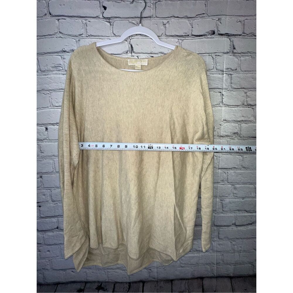 Michael Kors Women’s Large Long Sleeve Light Sweater Beige - Picture 8 of 9